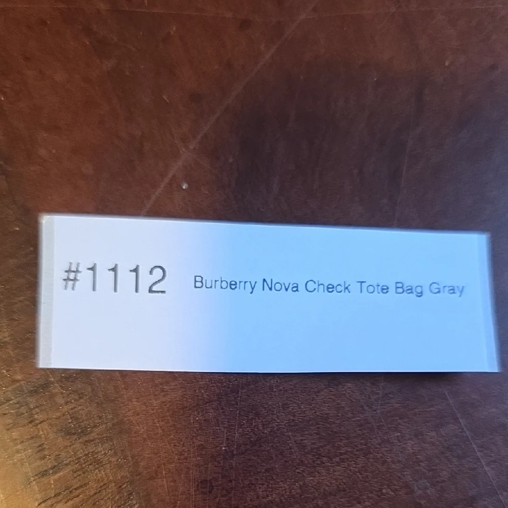 Burberry Cream and Gray Plaid Shoulder Bag - Picture 16 of 16